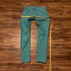 Woman’s Aqua Levi jeans, size 5 Medium.